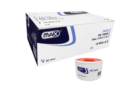 Max Transparent PE Tape 2.5cm x 5y