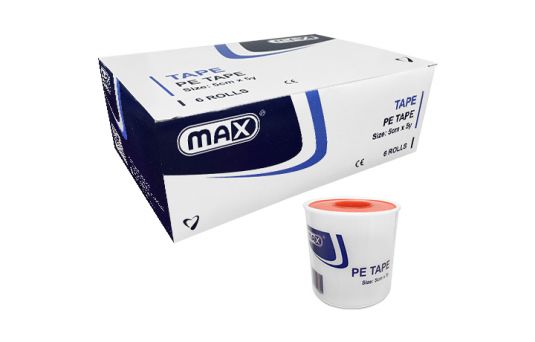 Max Transparent PE Tape 5cm x 5y