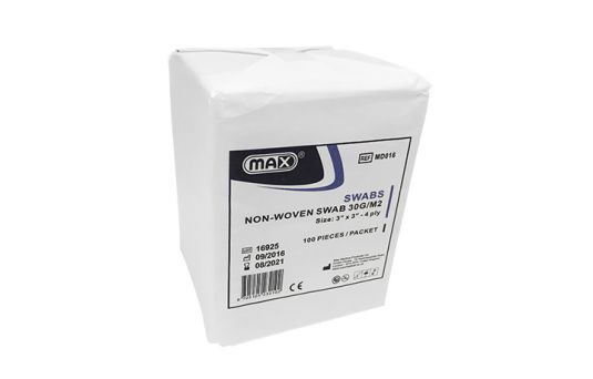 Max Non Woven Swab 4ply 3' x 3'