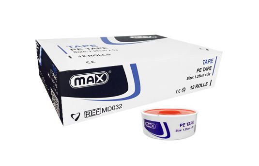 Max Transparent PE Tape 1.25 cm x 5y