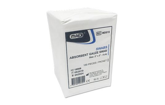 Max Gauze Swab 8ply 2' x 2'