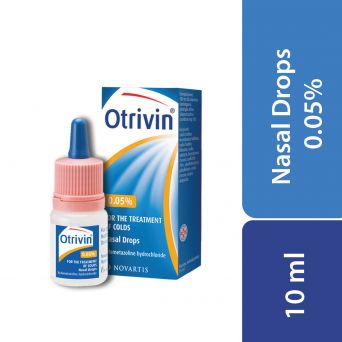 Otrivin, Nasal Drops, 0.05%, 10ml
