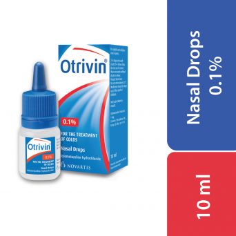 Otrivin, Nasal Drops, 0.1%, 10ml