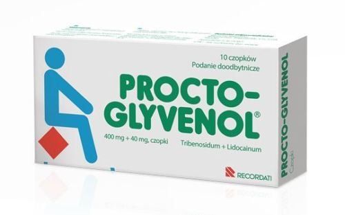 Procto Glyvenol Suppositories, 10 Suppositories