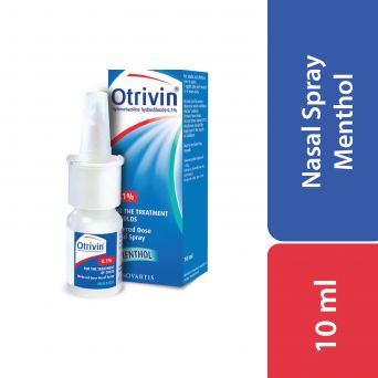 Otrivin Menthol Spray, 0.1% Metered Dose Nasal Spray 10ml