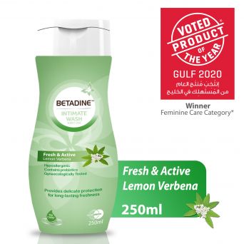 Betadine Intimate Wash Fresh & Active Lemon 250ml