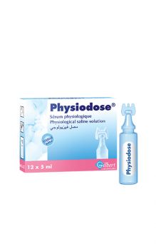 Physiodose Saline Solution Eye And Nasal Drops 5ml 12's