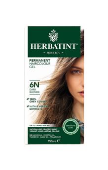 Herbatint Permanent Herbal Hair Colour Gel 6N Dark Blonde 135ml
