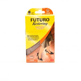 Futuro firm Pantyhose Reinforced Toe, Beige Large