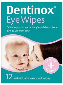 Dentinox Eye Wipes 12's