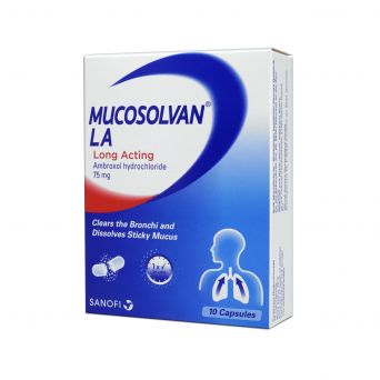 Mucosolvan Long Acting (LA) Cough Capsules 75mg