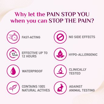 Fast-acting and hypo-allergenic features chart for Dabur Rapidex patch