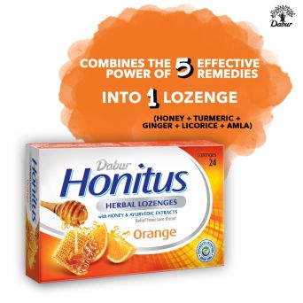 Dabur Honitus Herbal Lozenges Orange