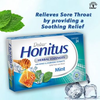 Dabur Honitus Herbal Lozenges Mint