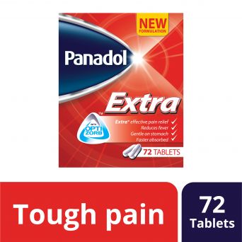 Panadol Extra with Optizorb, 72 Tablets