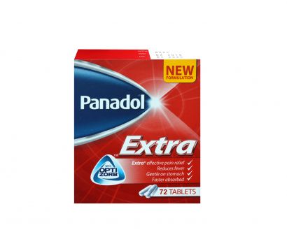 Panadol Extra with Optizorb, 72 Tablets