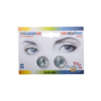 Young Pretty Eyes Color Contact Lenses Daily - Blue - 1 pair
