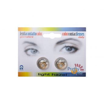 Young Pretty Contact Lenses Light Hazel - 1 pair