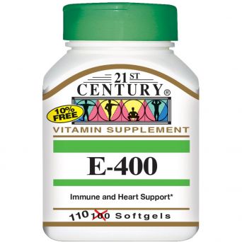 21st Century E400 Soft Gels 110's