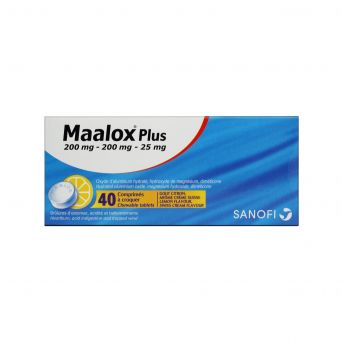 Maalox Plus Suspension Tablets