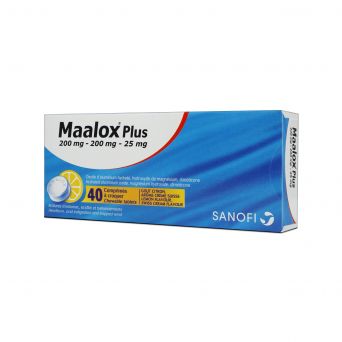 Maalox Plus Suspension Tablets