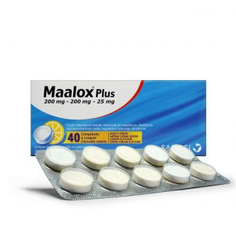 Maalox Plus Suspension Tablets