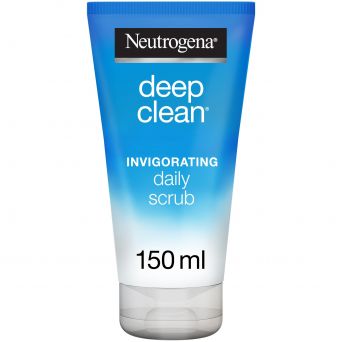 Neutrogena Face Scrub, Deep Clean, Invigorating, Normal to Combination Skin, 150ml