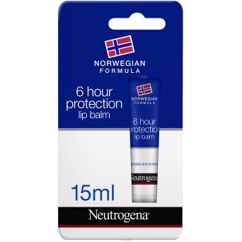 Neutrogena Lip Balm, Norwegian Formula, 6-Hour Protection, 15ml