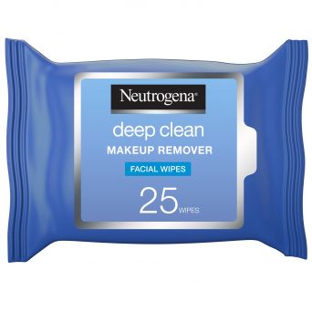 Neutrogena Makeup Remover, Face Wipes, Deep Clean, Pack Of 25 Wipes