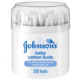 Johnson's Baby Cotton Buds, Box Of 200 Sticks