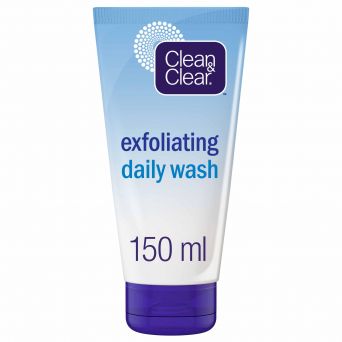Clean & Clear Daily Face Wash, Exfoliating, 150ml