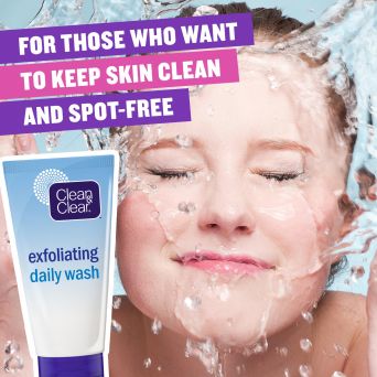 Clean & Clear Daily Face Wash, Exfoliating, 150ml