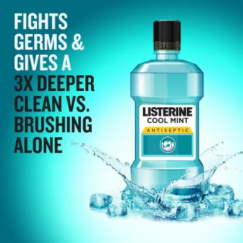 Listerine Mouthwash, Cool Mint, 250ml