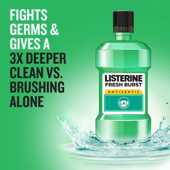 Listerine Mouthwash, Fresh Burst, 250ml