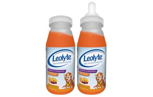 Leolyte Fruit Oral Solution 4 bottles of 237 ml