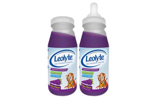 Leolyte Grape Oral Solution 4 bottles of 237 ml