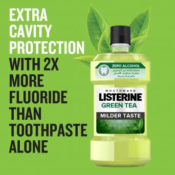 Listerine Mouthwash, Green Tea, 250ml