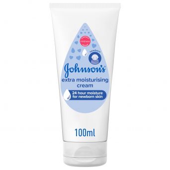 Johnson's Baby Cream, Extra Moisturising, 100ml