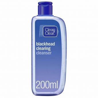 Clean & Clear Face Cleanser, Blackhead Clearing, 200ml