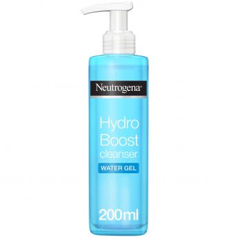 Neutrogena Cleansing Water Gel, Hydro Boost, Normal To Dry Skin, 200ml