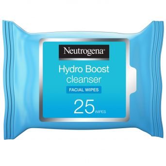Neutrogena Makeup Remover Face Wipes, Hydro Boost Cleansing, Pack Of 25 Wipes