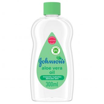 Johnson's Baby Oil, Aloe Vera, 300ml