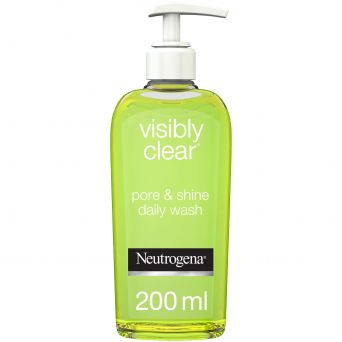 Neutrogena Face Wash, Visibly Clear, Pore & Shine, 200ml