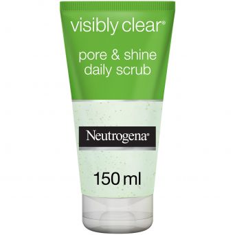 Neutrogena Face Scrub, Visibly Clear, Pore & Shine, 150ml