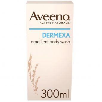 Aveeno Emollient Body Wash, Dermexa, 300ml