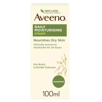 Aveeno Body Cream, Daily Moisturising, Dry & Sensitive Skin, 100ml