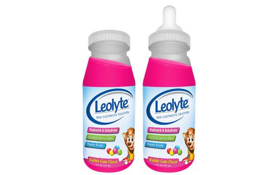 Leolyte Gum Oral Solution 4 bottles of 237 ml