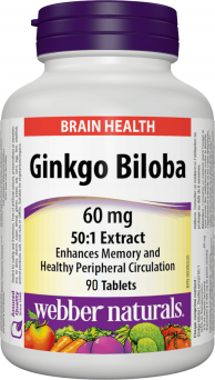 Ginkgo Biloba Extract 24% 60mg Tablet 90's
