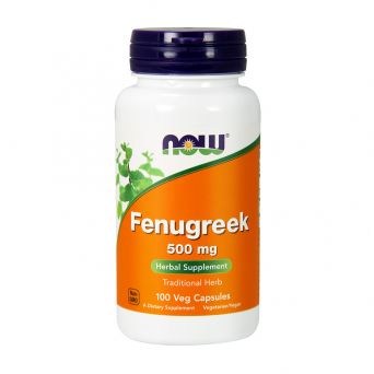 Now Fenugreek 500 Mg 100 Capsules