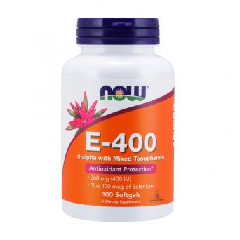 Now Vitamin E-400 Iu 100 Softgels